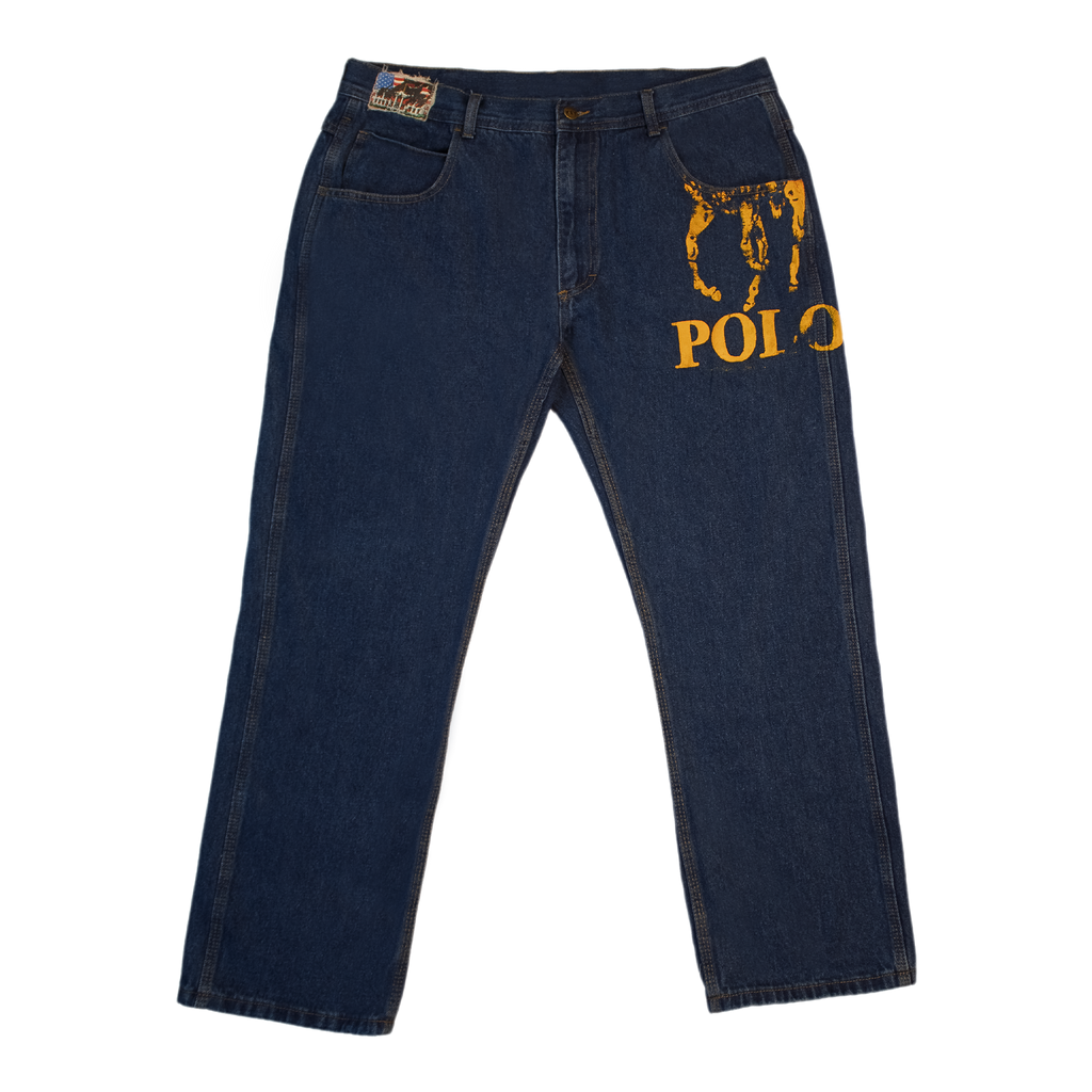 POCKET POLO DENIM