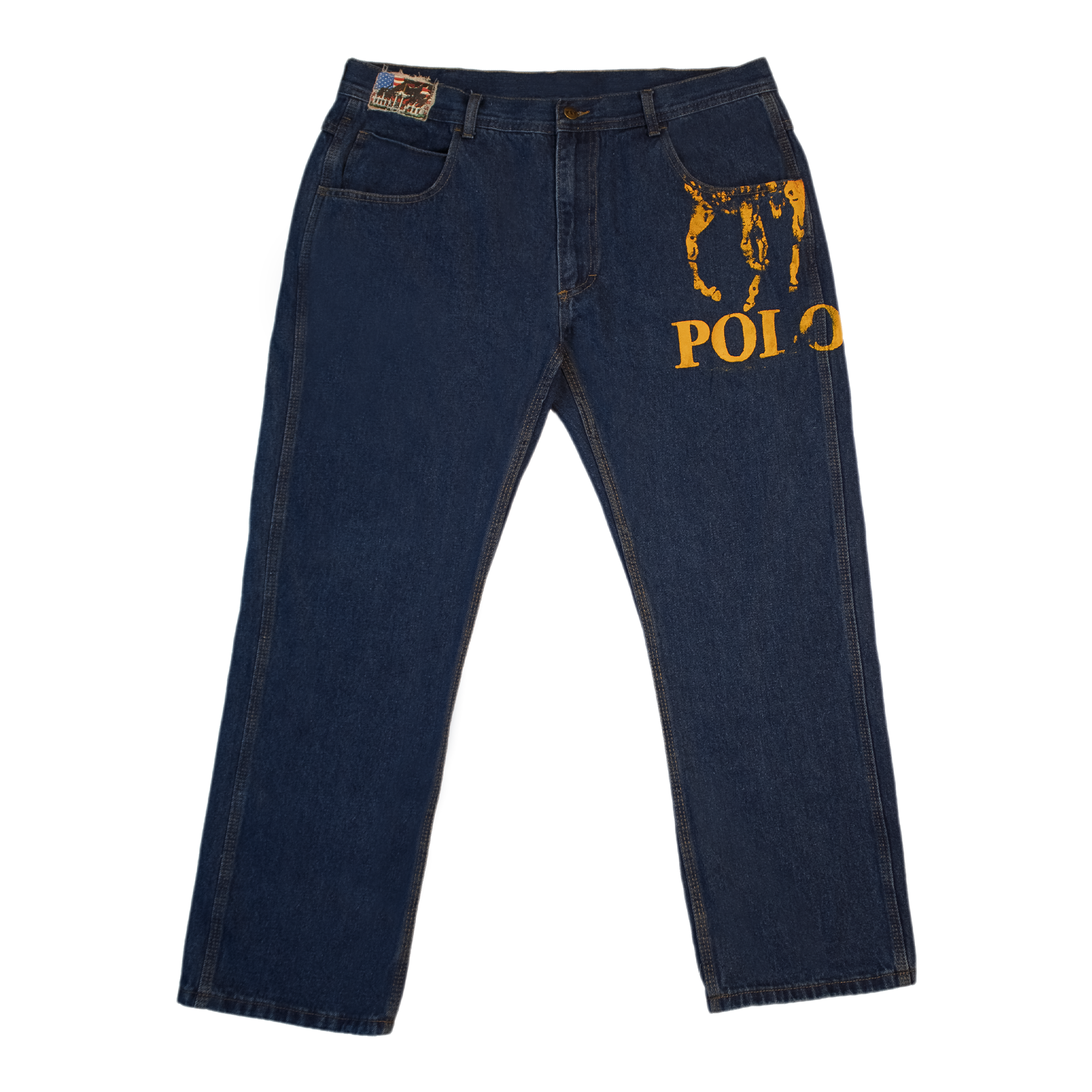 POCKET POLO DENIM