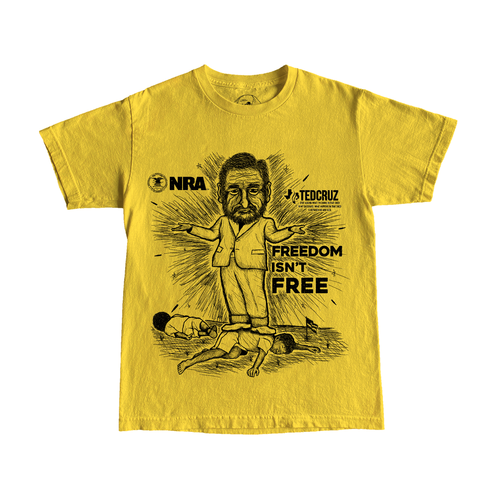 Ted Cruz NRA Bootleg Graphic Tee | Hand Screen Printed Political Streetwear T-Shirt
