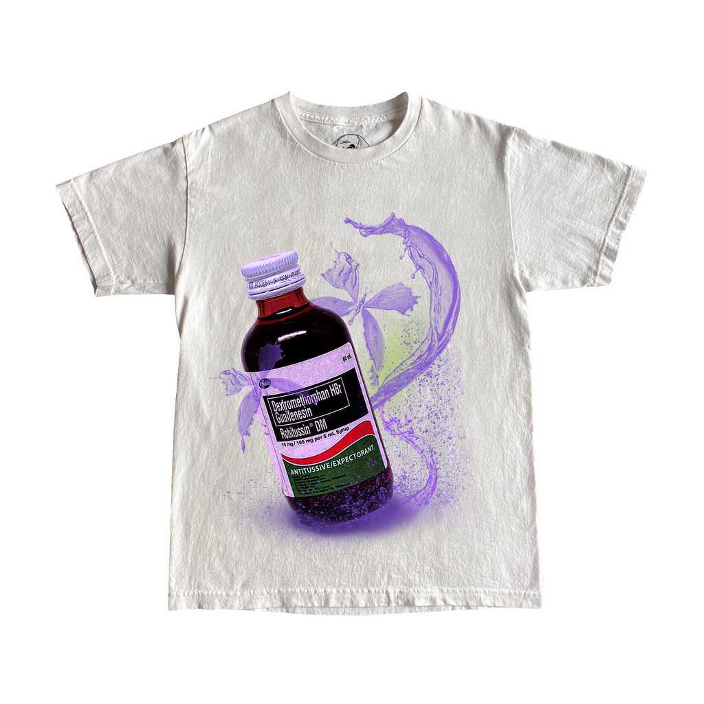 Robitussin Bootleg Graphic Tee | Hand Screen Printed Streetwear T-Shirt