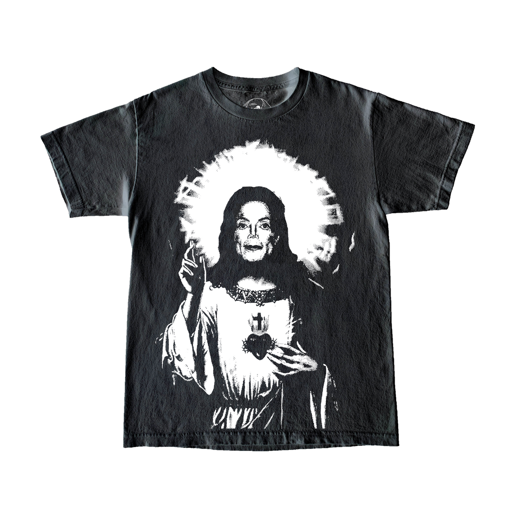 Michael Jackson Jesus Graphic Tee | Hand Screen Printed Hip Hop T-Shirt