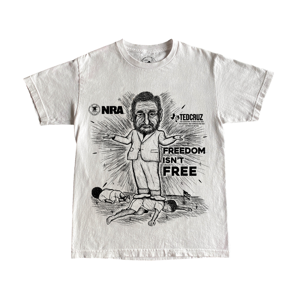 Ted Cruz NRA Bootleg Graphic Tee | Hand Screen Printed Political Streetwear T-Shirt